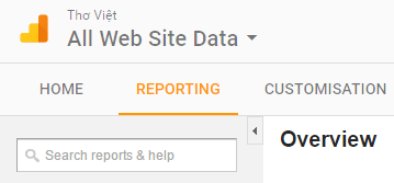 Thay đổi website trong Google Analytisc mới