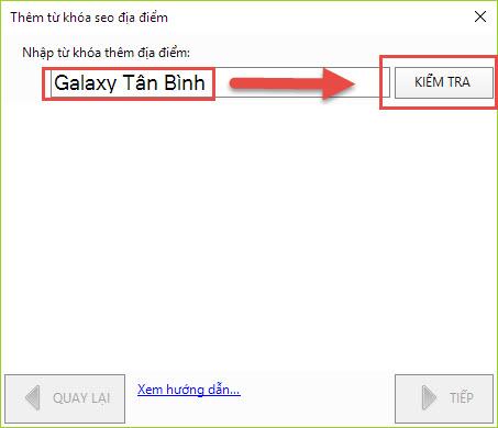 Thêm link seo địa điểm iClick