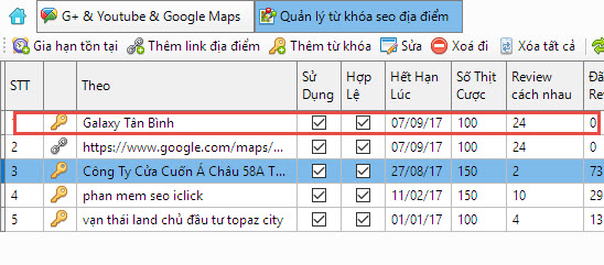 Thêm link seo địa điểm iClick