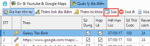 Thêm link seo địa điểm iClick