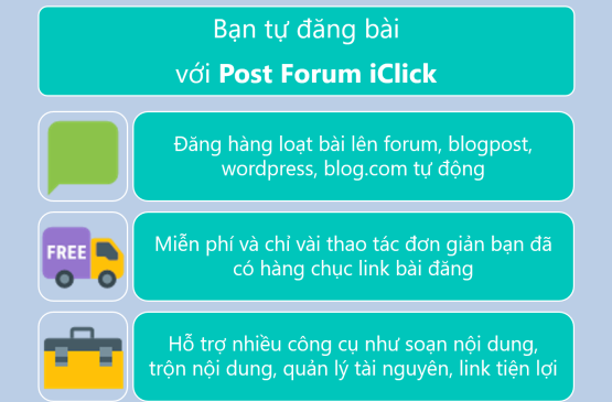 Thông báo tạm ngưng post forum