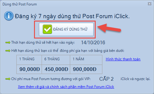 Update phần mềm đăng tin diễn đàn, blog, vệ tinh, website 2.0 Post Forum iClick