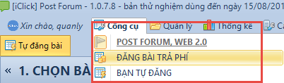 update phần mềm đăng tin diễn đàn post forum iclick