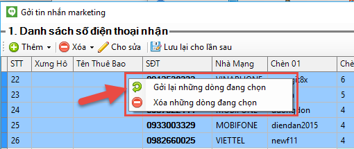 Update phần mềm gửi sms quảng cáo SMS Marketing iClick