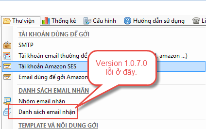 Vá lỗi Email Marketing và Click Keyword 1.0.7.0