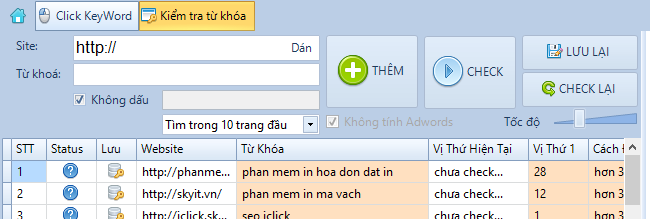 Vá lỗi Email Marketing và Click Keyword 1.0.7.0