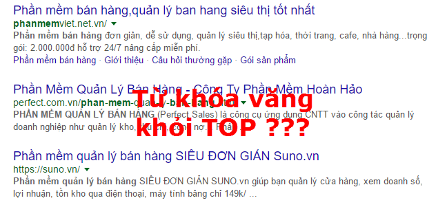 Vì sao từ khóa seo lại rớt hạng
