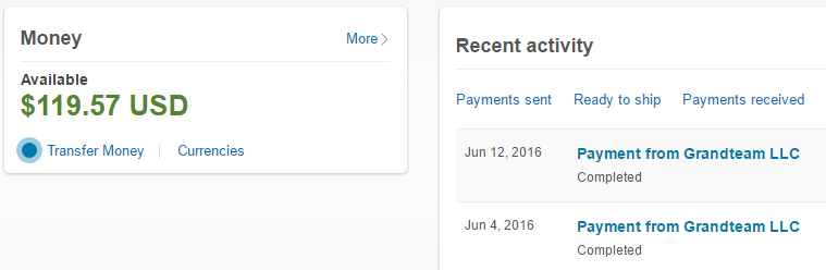 withdraw paypal về bank giao diện mới
