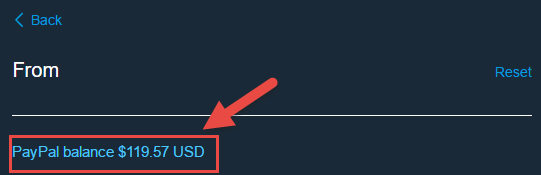 withdraw paypal về bank giao diện mới