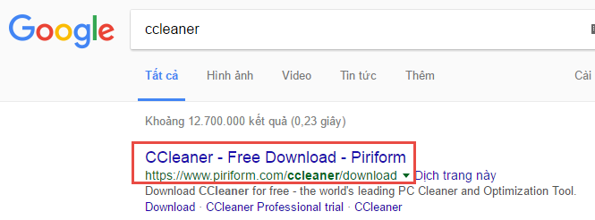 Xóa trình duyệt tự động Auto Ccleaner iClick