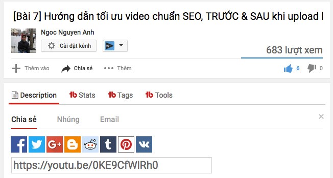 Hướng dẫn seo video youtube lên top