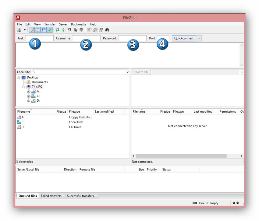 Cách sử dụng tài khoản FTP với File Zilla
