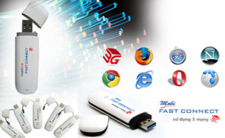Tăng lượt tìm kiếm bằng USB 3G