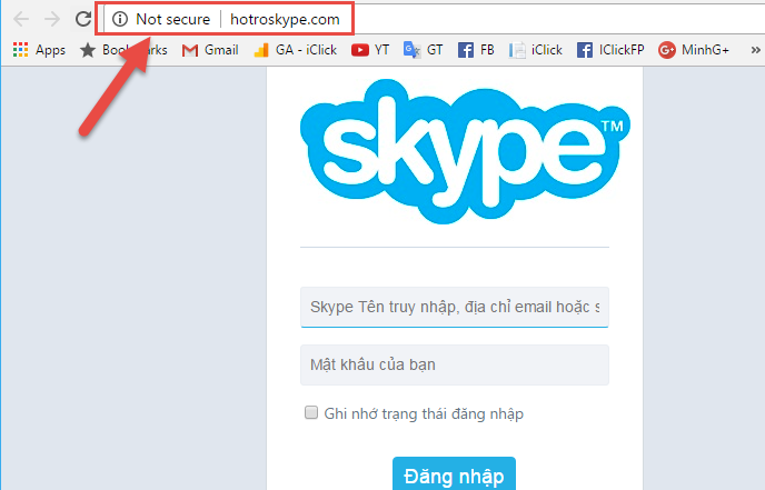 Tin nhắn lừa đảo trên Skype