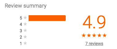 Tính điểm rating, chấm sao Google Local Place