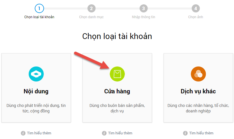 Tạo tài khoản Zalo Official Account