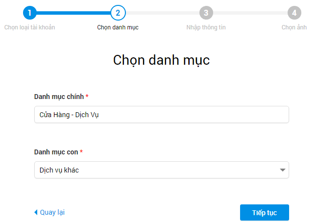 Tạo tài khoản Zalo Official Account
