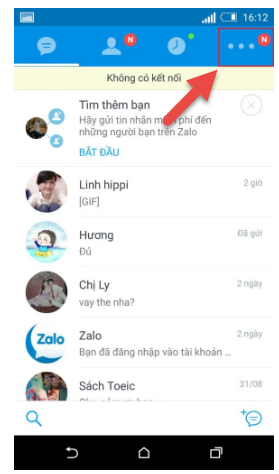Tắt thông báo sinh nhật bạn bè trong zalo