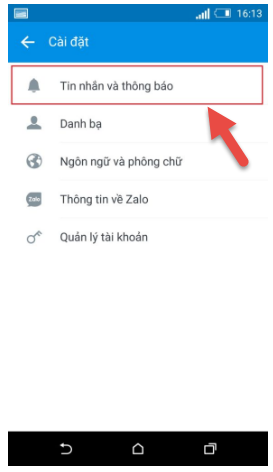 Tắt thông báo sinh nhật bạn bè trong zalo