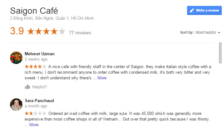 Vì sao lượt đánh giá địa điểm trên Google Maps không hiện