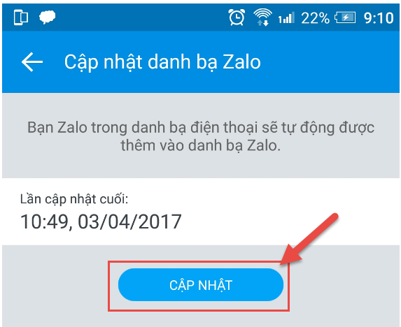Xây dựng danh sách bạn bè zalo để marketing