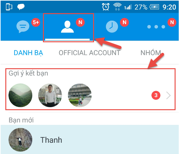 Xây dựng danh sách bạn bè zalo để marketing