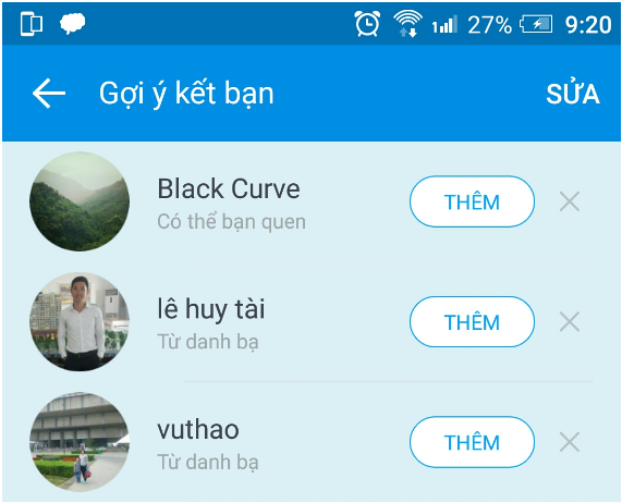 Xây dựng danh sách bạn bè zalo để marketing