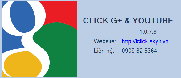Cập nhật phiên bản G+, Youtube, Location 1.0.7.8