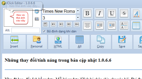 trình soạn thảo html iclick editor
