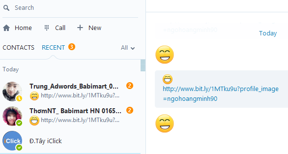 Diệt virus spam link bit.ly trong Skype