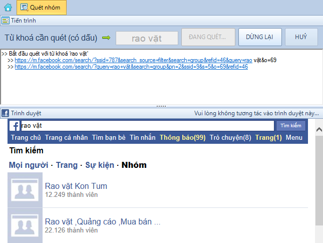 Phần mềm quảng cáo facebook marketing