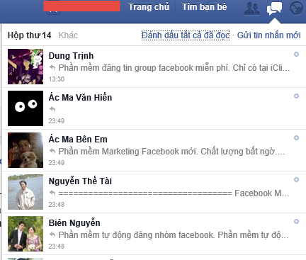 Phần mềm quảng cáo facebook marketing