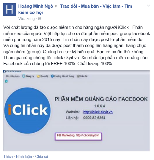 Hướng dẫn soạn nội dung cho bài post bằng Facebook Marketing