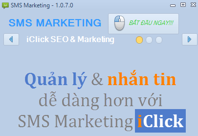 Hướng dẫn kết nối điện thoại với SMS Marketing của iClick