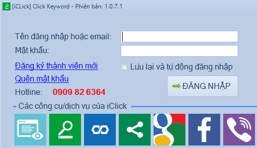 Vá lỗi ClickKeyword và Email Marketing