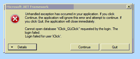 Các phiên bản cũ từ 1.0.6.5 không mở được iClick