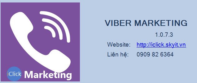Phần mềm quảng cáo viber marketing iClick 1.0.7.3