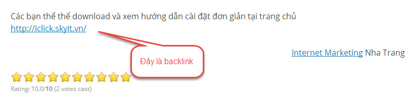Phần mềm click backlink