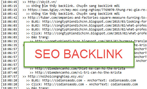 Phần mềm seo backlink