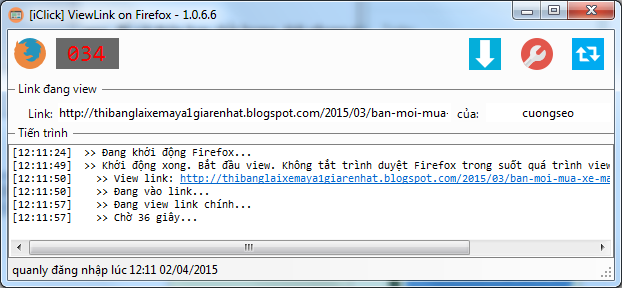 ViewLink trên trình duyệt sẽ xuất hiện trong phiên bản 1.0.6.6
