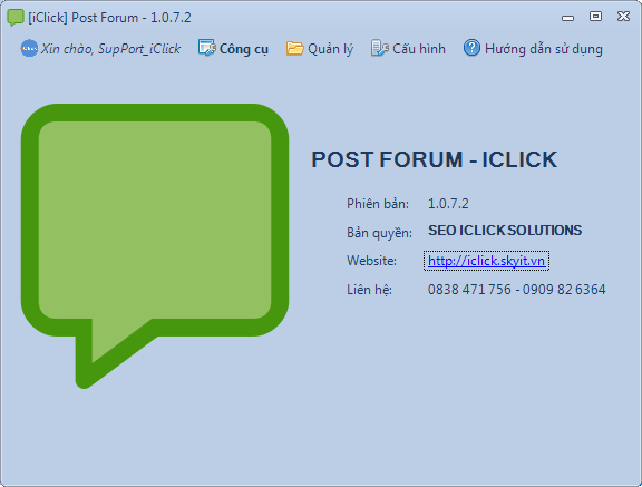 Hướng Dẫn Đăng Tin Post Forum iClick