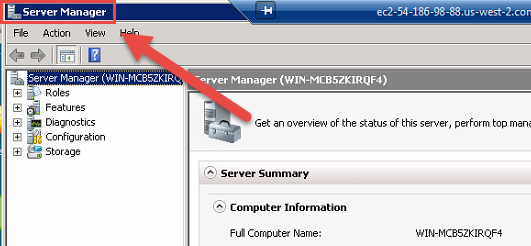 Server Manager 2008