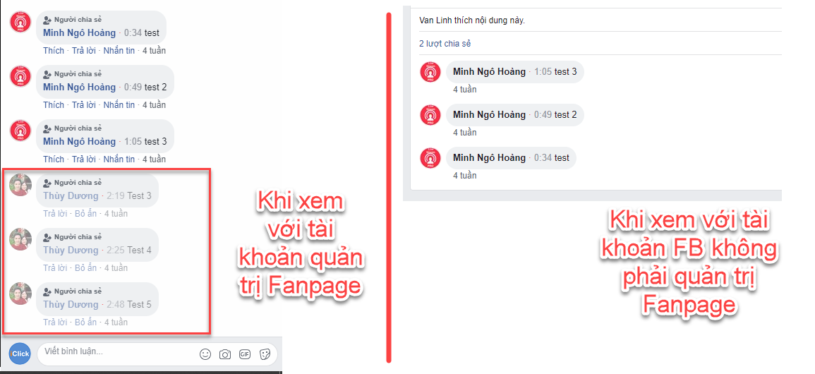 Ẩn bình luận livestream để tránh bị cướp khách hàng