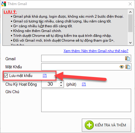 Bảo mật gmail nhập vào để chạy seo Google plus