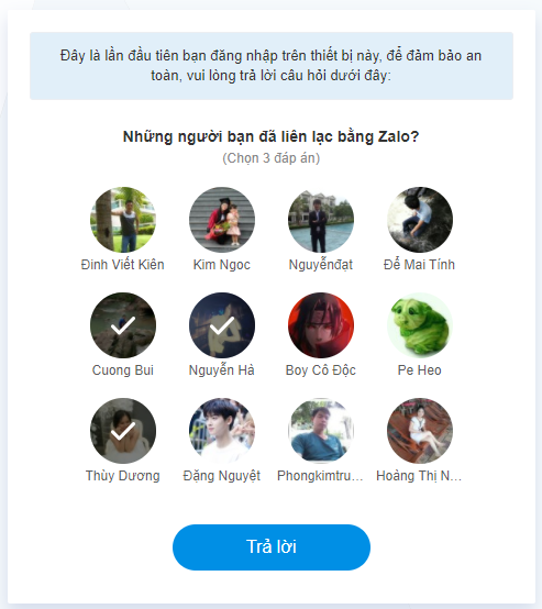 Cách login zalo trên web