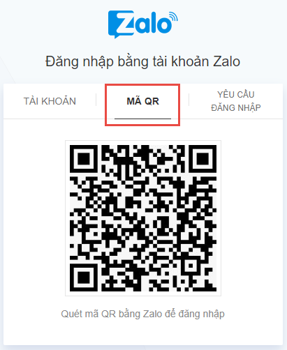Cách login zalo trên web
