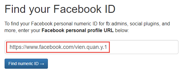 Cách lấy ID bài đăng fanpge