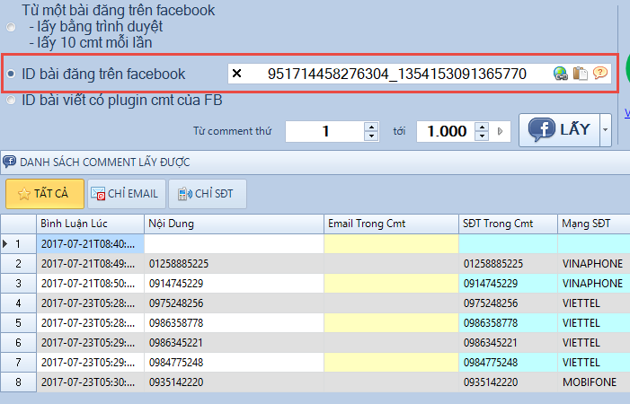 Cách lấy ID bài đăng fanpge