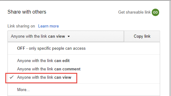 Cách lấy link download từ Google Driver