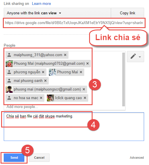 Cách lấy link download từ Google Driver